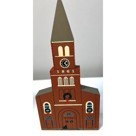 The Cats Meow 1993 St. Charles Christmas Series Collectible Village Houses  4 Pc - Picture 10 of 16